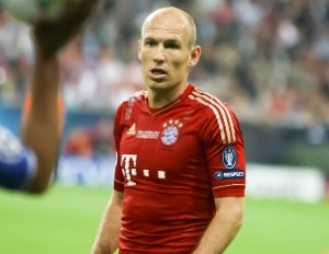Arjen Robben of Bayern Munich (Wikimedia Commons)