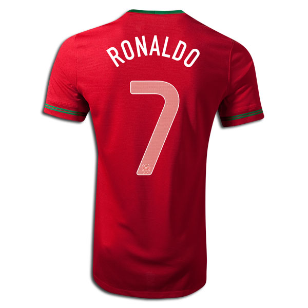 Nike Cristiano Ronaldo Portugal Home Authentic Jersey 12/14