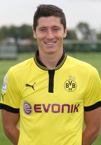 Robert Lewandowski of Borussia Dortmund (Photo via: fussballundfrauen.com)
