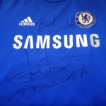 The Didier Drogba signed Chelsea shirt for our Drogba Competition